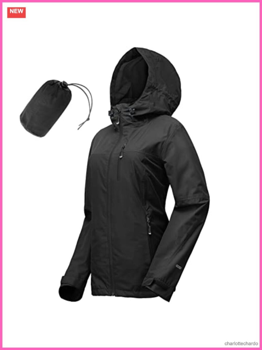Lightweight Waterproof Rain Jacket with Hood Cycling Bike Jacket
